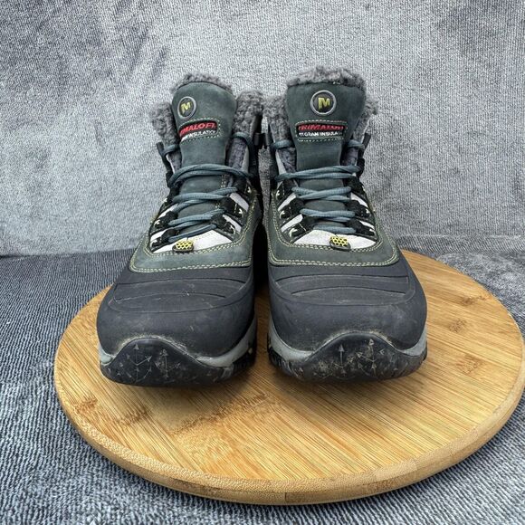 Merrell Winterlude 6 Boots Womens Size 9 Waterproof Insulated Vibram Faux Fur - Picture 2 of 9